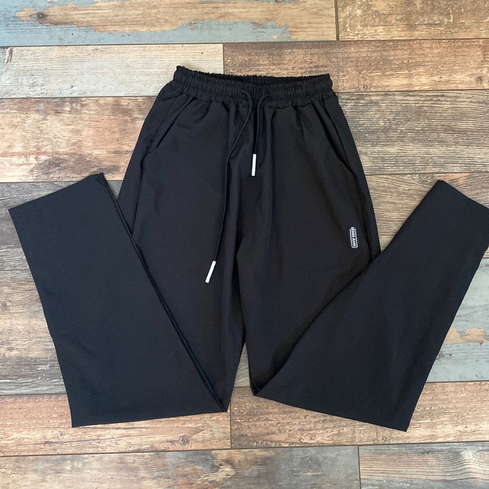 Black track pants